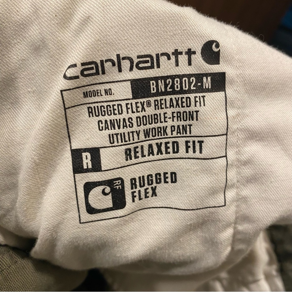 Carhartt Rugged Flex Relaxed Fit Canvas Double-Front Utility Work Pant 30x31 - Picture 14 of 17